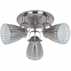 Φωτιστικό Σποτ 3xE27 230V Σατινέ 955NOAH3R